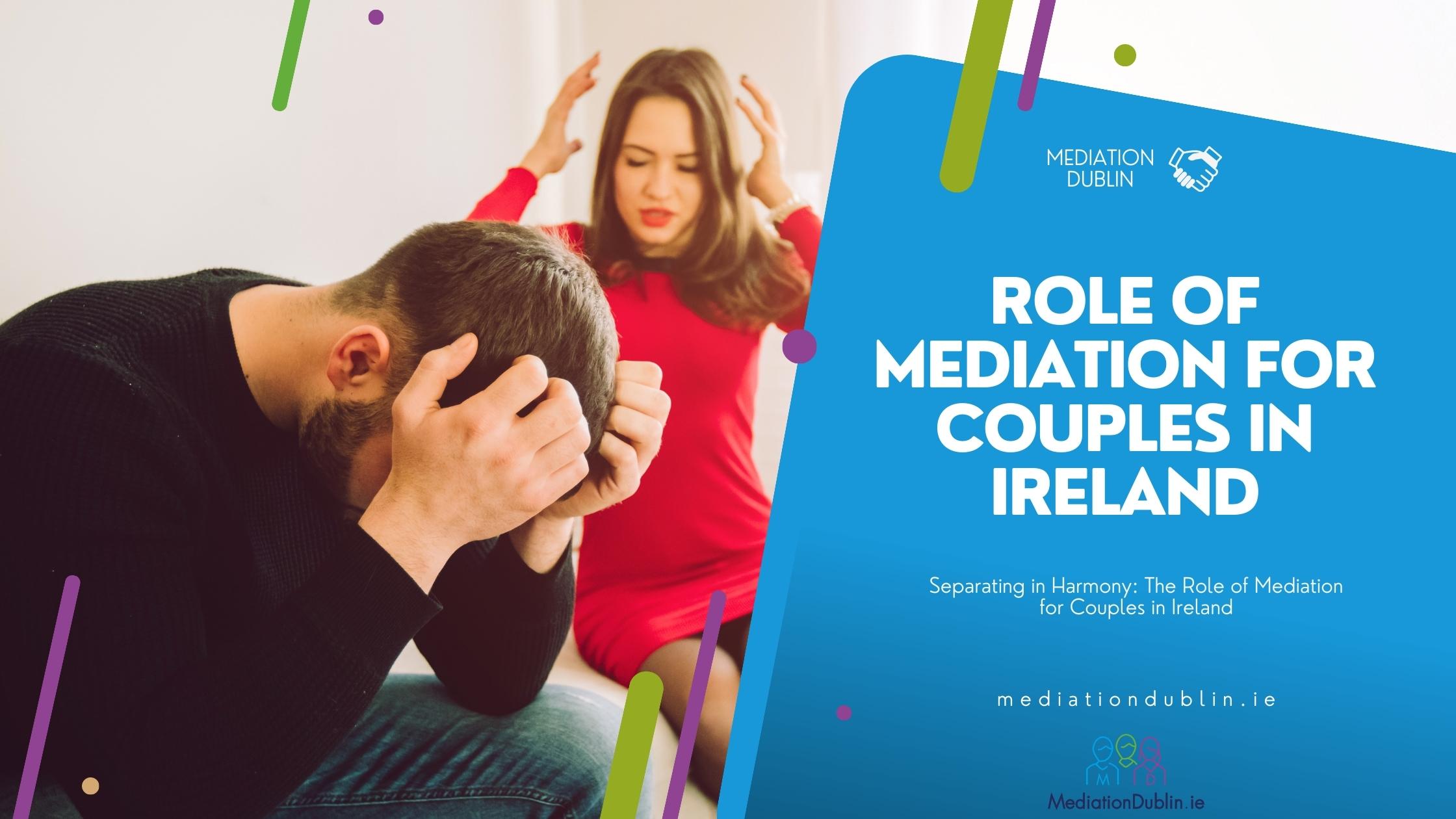 Role of Mediation for Couples